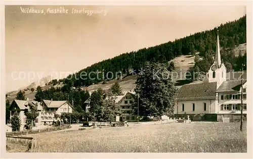 AK / Ansichtskarte Wildhaus__SG Passhoehe Kirche 