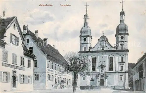 AK / Ansichtskarte Arlesheim_BL Domplatz 