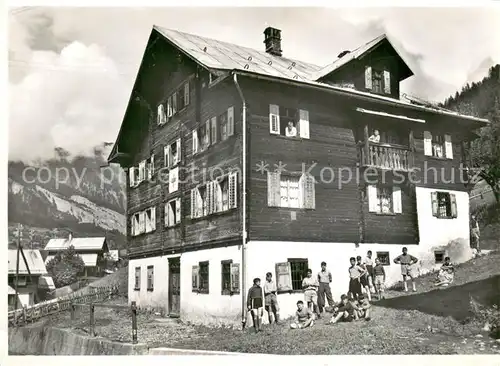 AK / Ansichtskarte Pitasch Ferienhaus Signina des Zuercher Hoffnungsbundes Pitasch