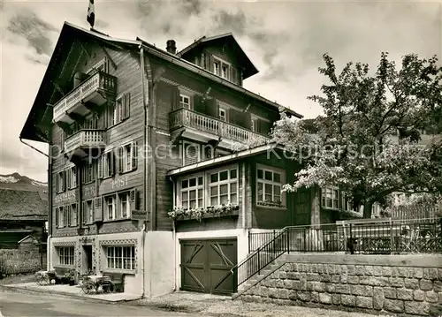 AK / Ansichtskarte Curaglia Gasthaus Pension Post Feldpost Curaglia