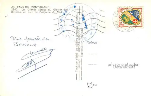 AK / Ansichtskarte Gebirgsjaeger AU PAYS DU MONT BLANC 