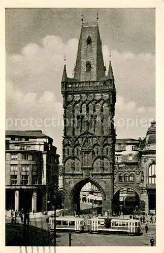 AK / Ansichtskarte Strassenbahn Praha 