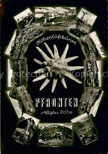 AK / Ansichtskarte Pfronten und Umgebung Alpenpanorama Edelweiss Pfronten