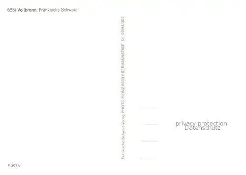 AK / Ansichtskarte Veilbronn Panorama Ort in der Fraenkischen Schweiz Veilbronn