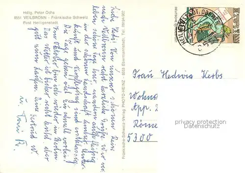 AK / Ansichtskarte Veilbronn Teilansicht Erholungsort in der Fraenkischen Schweiz Veilbronn