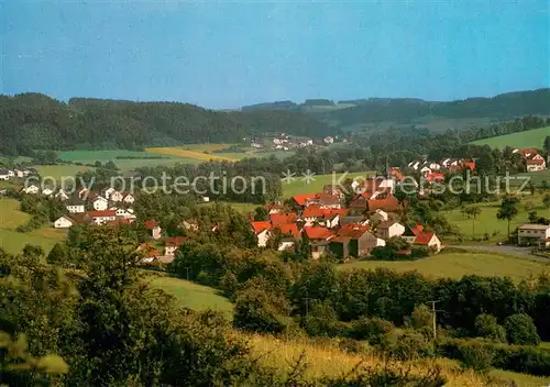 AK / Ansichtskarte Fischbach_Kronach Panorama Ort im Frankenwald Fischbach Kronach