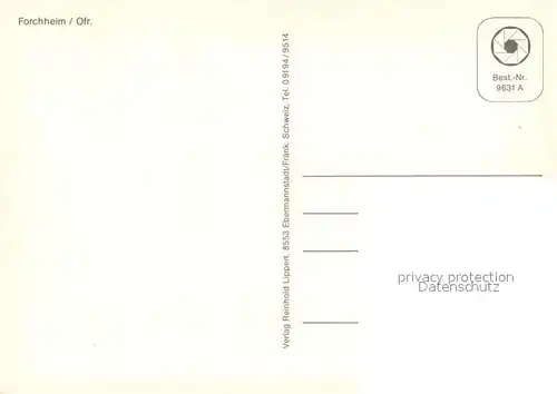 AK / Ansichtskarte Forchheim_Oberfranken Stadtzentrum Brunnen Altstadt Fachwerkhaeuser Forchheim Oberfranken