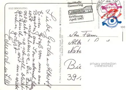 AK / Ansichtskarte Dingolfing Teilansichten Obere Stadt Denkmal Stadtmauer Dingolfing