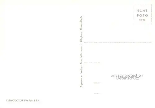 AK / Ansichtskarte Blaichach_Allgaeu Ettensberg Stuiben Allgaeuer Alpen Gruenten Denkmal Starzlachklamm Wasserfall Panorama Blaichach_Allgaeu