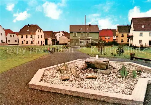 AK / Ansichtskarte Moosbach_Vohenstrauss Partie an der Ortseinfahrt Brunnen Moosbach_Vohenstrauss