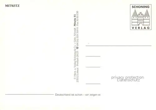 AK / Ansichtskarte Mitwitz Unteres Schloss Jacobskirche Wasserschloss Coburger Strasse Freiherr von Wuerzburg Strasse Rathaus Mitwitz