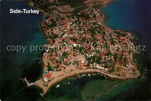 AK / Ansichtskarte Side_Antalya Fliegeraufnahme Side Antalya