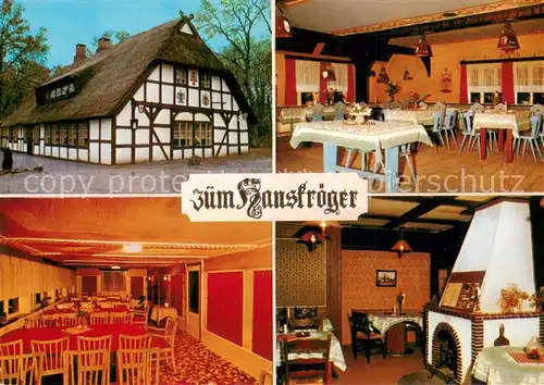 AK / Ansichtskarte Appel Historisches Gasthaus zum Hanskroeger Restaurant Kaminecke Appel
