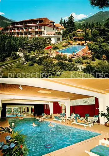 AK / Ansichtskarte Meran_Merano Hotel Juliane Pool Hallenbad Meran Merano