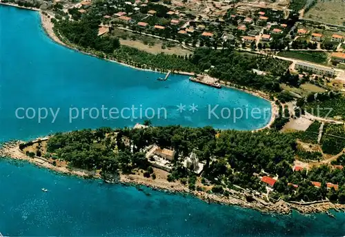 AK / Ansichtskarte Supetar_Croatia Fliegeraufnahme Insel Brac 