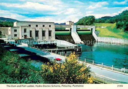 AK / Ansichtskarte Pitlochry_UK Dam and Fisch Ladder 