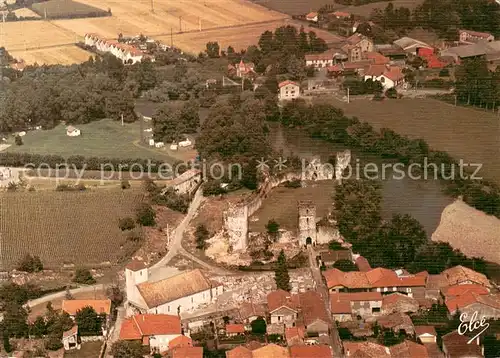AK / Ansichtskarte Puyoo Fliegeraufnahme Schloss Belloc Puyoo
