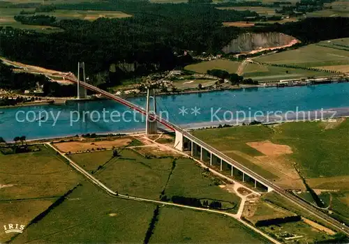 AK / Ansichtskarte Tancarville_76 Fliegeraufnahme Le Pont de Tancarville 