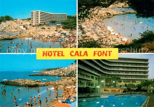 AK / Ansichtskarte Salou_ES Hotel Cala Font Strand 