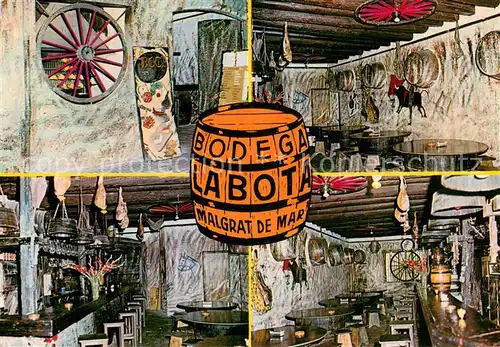 AK / Ansichtskarte Malgrat_de_Mar_ES Bodega La Bota 
