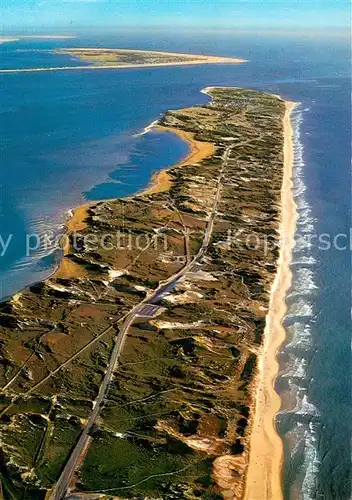 AK / Ansichtskarte Sylt Fliegeraufnahme Suedteil m. Hoernum Amrum Sylt