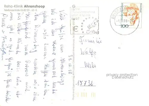 AK / Ansichtskarte Ahrenshoop_Ostseebad Reha Klinik  Ahrenshoop_Ostseebad