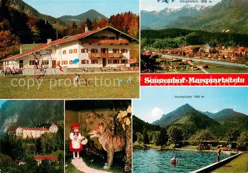 AK / Ansichtskarte Marquartstein Kinder Erholungsheim Sonnenhof Geigelstein Hochplatte Marquartstein