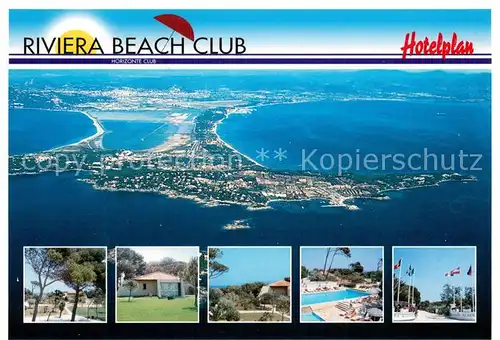 AK / Ansichtskarte Hyeres_83 Fliegeraufnahme Riviera Beach Club  