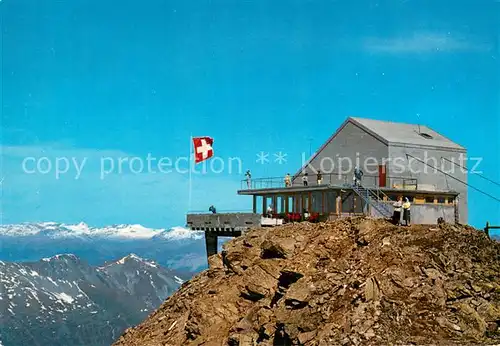 AK / Ansichtskarte Valbella Gipfelrestaurant Parpaner Rothorn Valbella