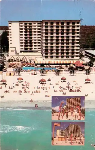 AK / Ansichtskarte Sunny_Isles_Florida Marco Polo Resort Hotel Beach 