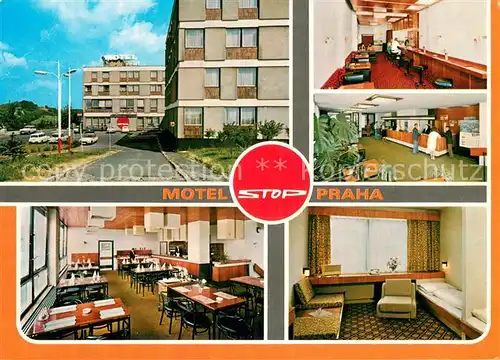 AK / Ansichtskarte Praha_Prahy_Prague Motel Stop Restaurant Fremdenzimmer Praha_Prahy_Prague