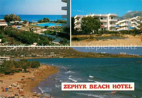 AK / Ansichtskarte Zephyr_Kreta Zephyr Beach Hotel Panorama Zephyr Kreta