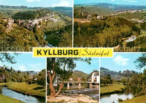 AK / Ansichtskarte Kyllburg_Rheinland Pfalz Panorama Teilansichten Kyllburg_Rheinland Pfalz