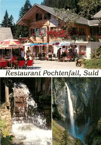 AK / Ansichtskarte Aeschi_BE Restaurant Pochtenfall Suld Wasserrad Wasserfall Aeschi_BE