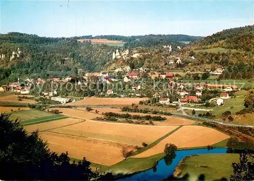 AK / Ansichtskarte Streitberg_Oberfranken Panorama Streitberg Oberfranken