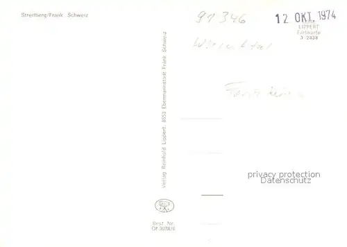 AK / Ansichtskarte Streitberg_Oberfranken Panorama Streitberg Oberfranken