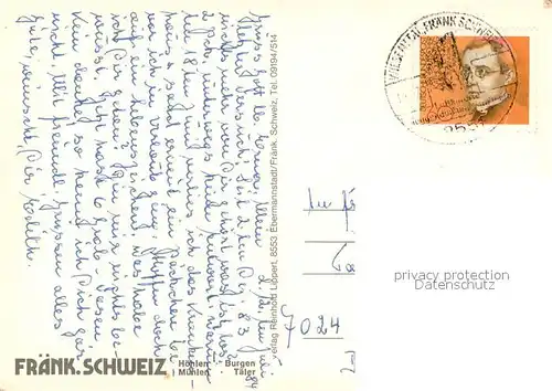 AK / Ansichtskarte Streitberg_Oberfranken Naturpark Die Streitburg Streitberg Oberfranken