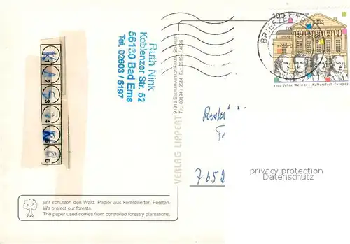 AK / Ansichtskarte Weismain Panorama Ortsansichten Wasserrad Weismain