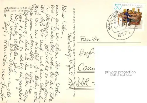 AK / Ansichtskarte Bad_Toelz Panorama Prozession Kirche Rinder Gasthaus Bad_Toelz