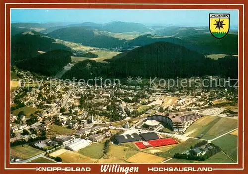 AK / Ansichtskarte Willingen_Sauerland Fliegeraufnahme Willingen_Sauerland
