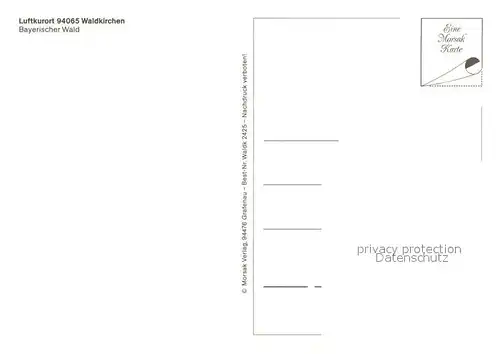 AK / Ansichtskarte Waldkirchen_Niederbayern Fussgaengerzone Waldkirchen Niederbayern