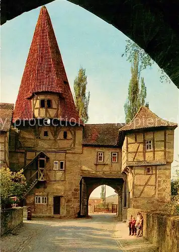 AK / Ansichtskarte Iphofen Roedelseer Tor Iphofen