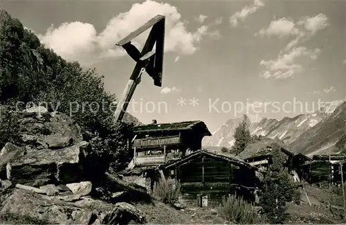 AK / Ansichtskarte Eisten im Loetschental Eisten