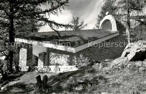 AK / Ansichtskarte Fafleralp_Loetschental Kapelle Fafleralp_Loetschental