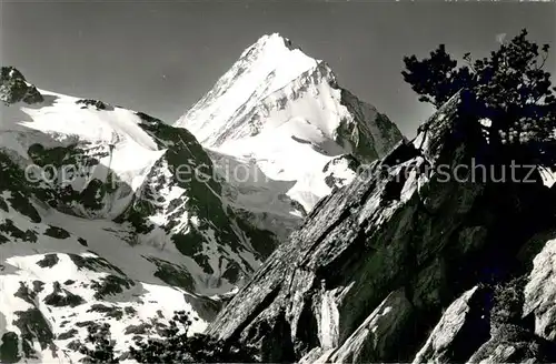 AK / Ansichtskarte Loetschental_VS mit Fafleralp und Bietschhorn 