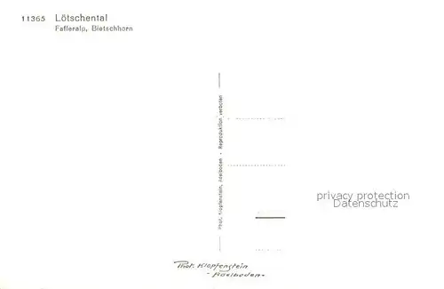 AK / Ansichtskarte Loetschental_VS mit Fafleralp und Bietschhorn 