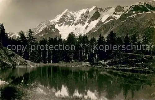 AK / Ansichtskarte Schwarzsee_Zermatt_VS mit Breithorn und Breitlaufhorn Schwarzsee_Zermatt_VS
