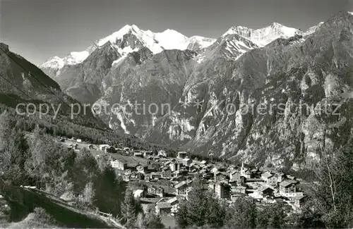 AK / Ansichtskarte Graechen_VS mit Weisshorn Brunegghorn Bishorn Graechen_VS