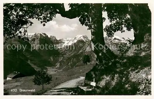AK / Ansichtskarte Braunwald_GL Panorama Braunwald GL