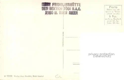 AK / Ansichtskarte Toedi_3623m_GL Gelbe Wand 